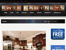 Tablet Screenshot of kwikkabinets.com